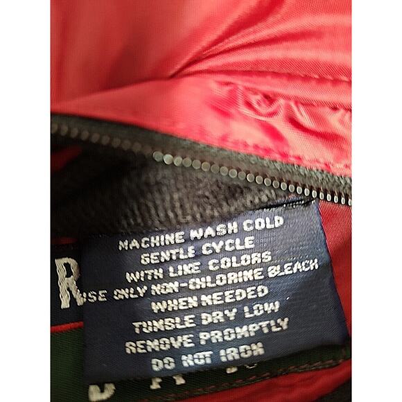 Trader Bay Men's reversible Puffer style Vest in Red and Gray 4 pocket Large - Picture 8 of 11